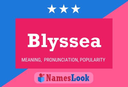 Póster del nombre Blyssea