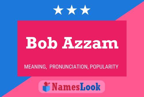 Póster del nombre Bob Azzam