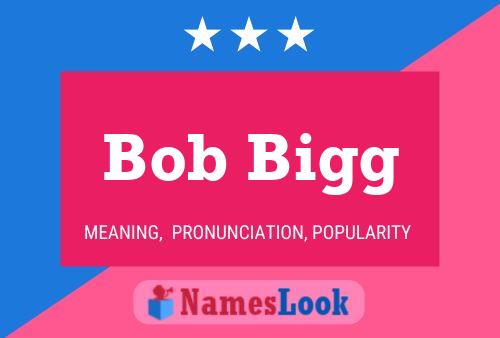 Póster del nombre Bob Bigg