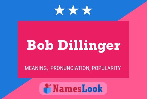 Póster del nombre Bob Dillinger