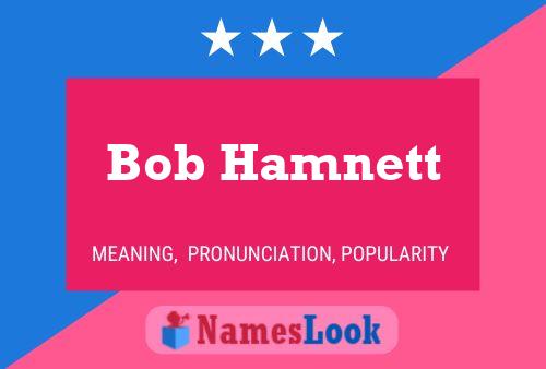 Póster del nombre Bob Hamnett