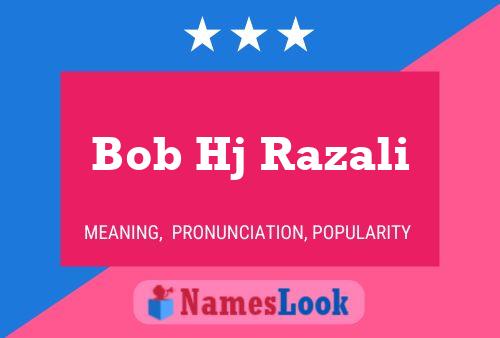 Póster del nombre Bob Hj Razali