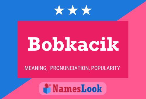 Póster del nombre Bobkacik