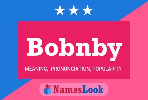 Póster del nombre Bobnby