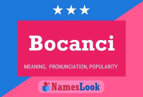 Póster del nombre Bocanci