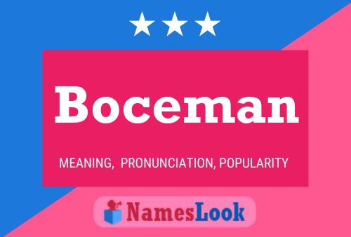 Póster del nombre Boceman