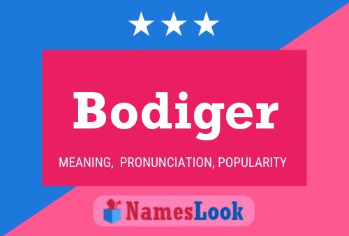 Póster del nombre Bodiger