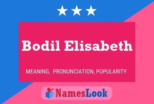 Póster del nombre Bodil Elisabeth