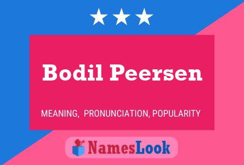 Póster del nombre Bodil Peersen