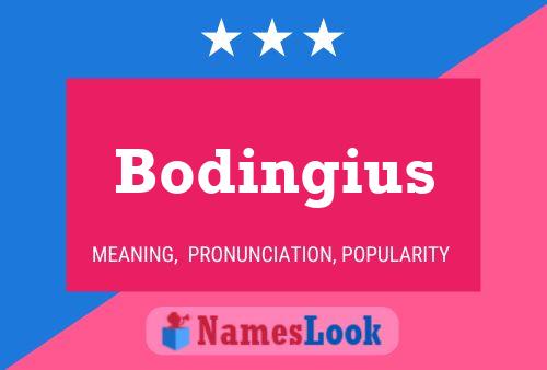 Póster del nombre Bodingius