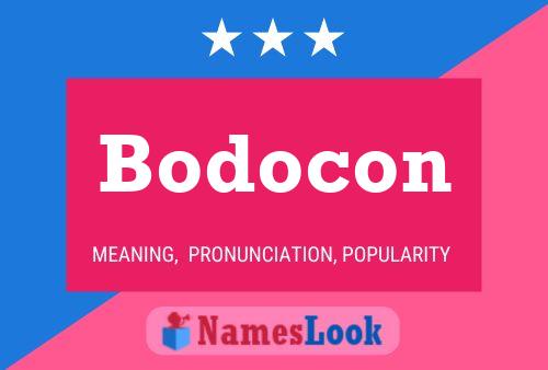 Póster del nombre Bodocon