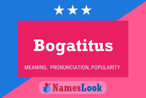 Póster del nombre Bogatitus