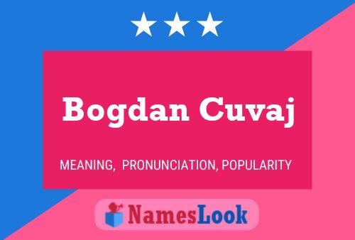 Póster del nombre Bogdan Cuvaj