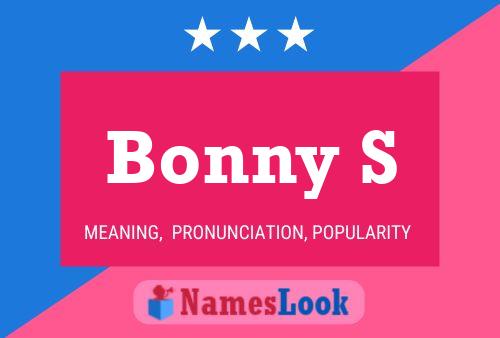 Póster del nombre Bonny S