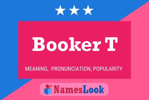 Póster del nombre Booker T