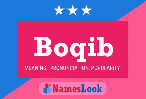 Póster del nombre Boqib