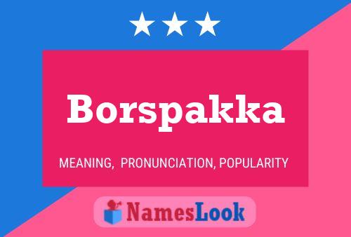 Póster del nombre Borspakka