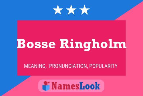 Póster del nombre Bosse Ringholm