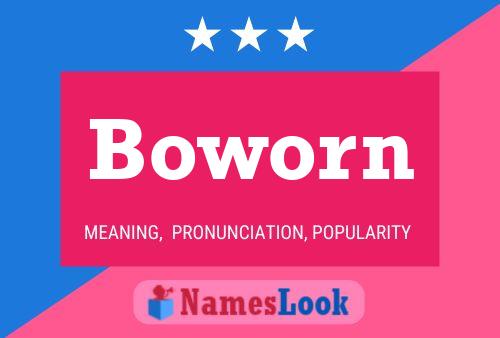 Póster del nombre Boworn