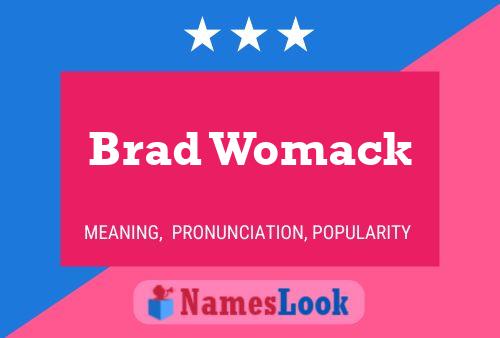 Póster del nombre Brad Womack