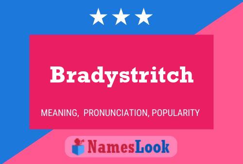 Póster del nombre Bradystritch