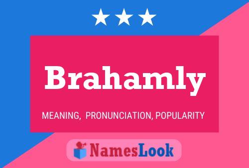 Póster del nombre Brahamly