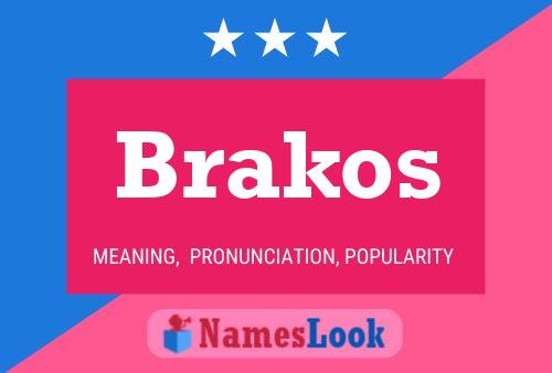 Póster del nombre Brakos