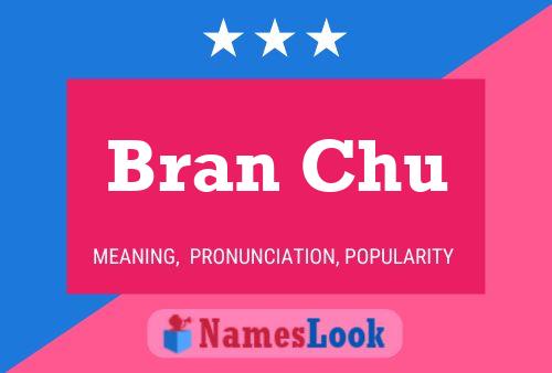 Póster del nombre Bran Chu