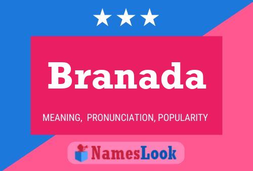 Póster del nombre Branada