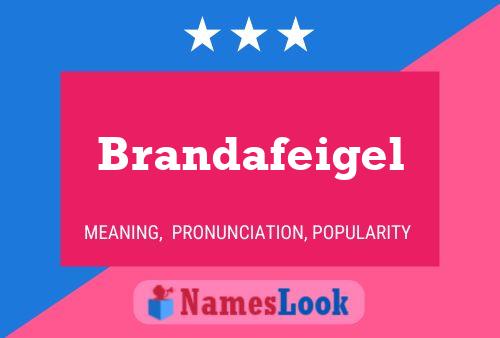 Póster del nombre Brandafeigel