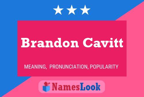 Póster del nombre Brandon Cavitt