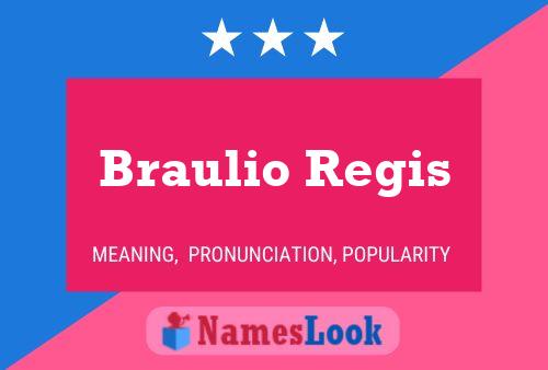 Póster del nombre Braulio Regis