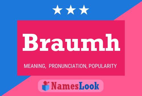 Póster del nombre Braumh