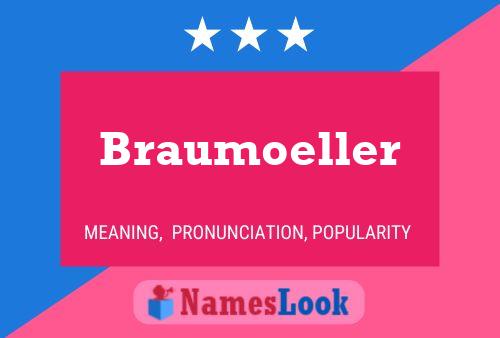 Póster del nombre Braumoeller