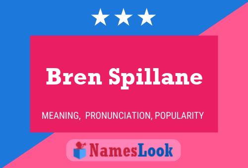 Póster del nombre Bren Spillane