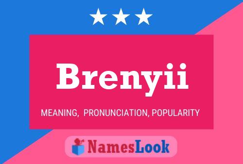 Póster del nombre Brenyii