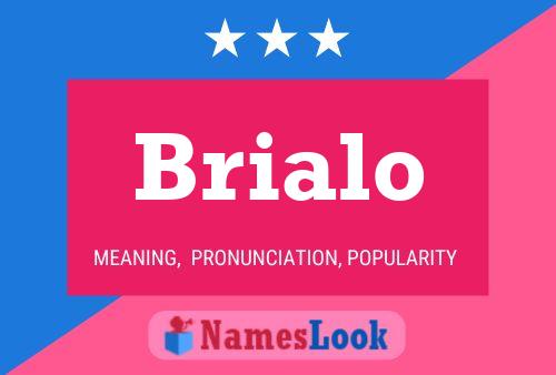 Póster del nombre Brialo