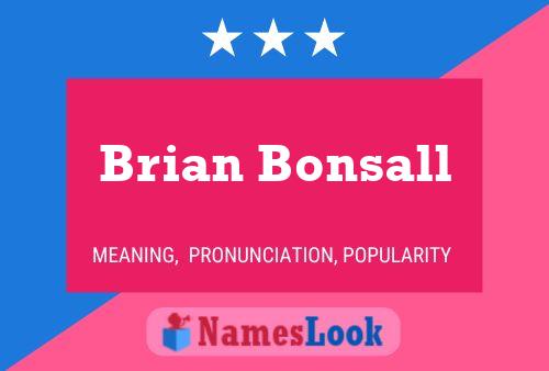 Póster del nombre Brian Bonsall