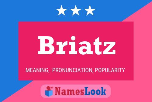 Póster del nombre Briatz