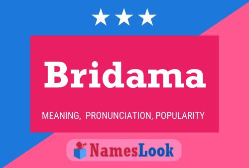 Póster del nombre Bridama