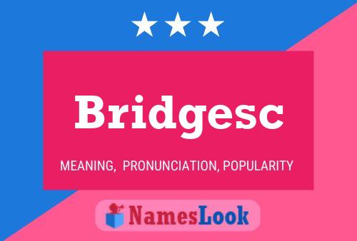 Póster del nombre Bridgesc