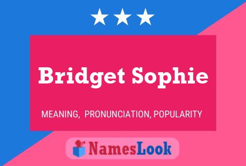 Póster del nombre Bridget Sophie