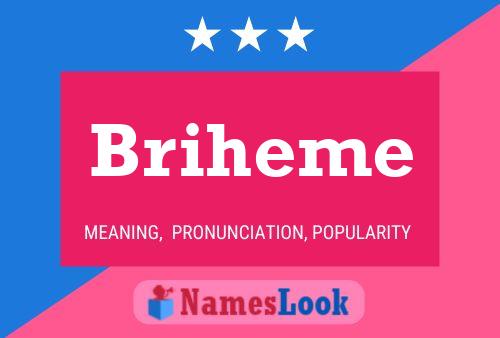 Póster del nombre Briheme