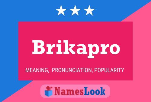 Póster del nombre Brikapro