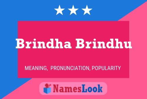 Póster del nombre Brindha Brindhu