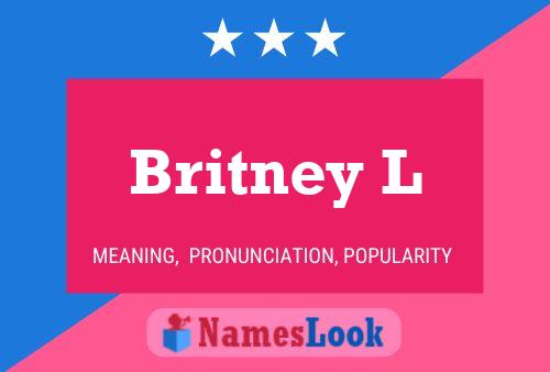 Póster del nombre Britney L