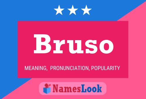 Póster del nombre Bruso