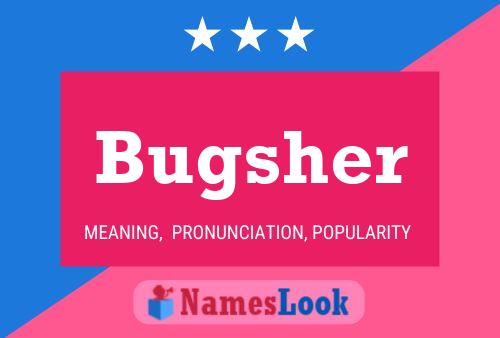 Póster del nombre Bugsher