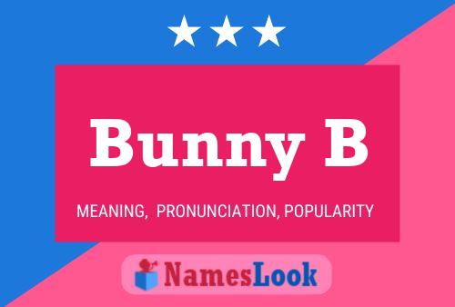 Póster del nombre Bunny B