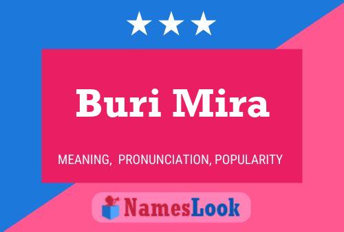 Póster del nombre Buri Mira